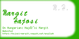 margit hajosi business card